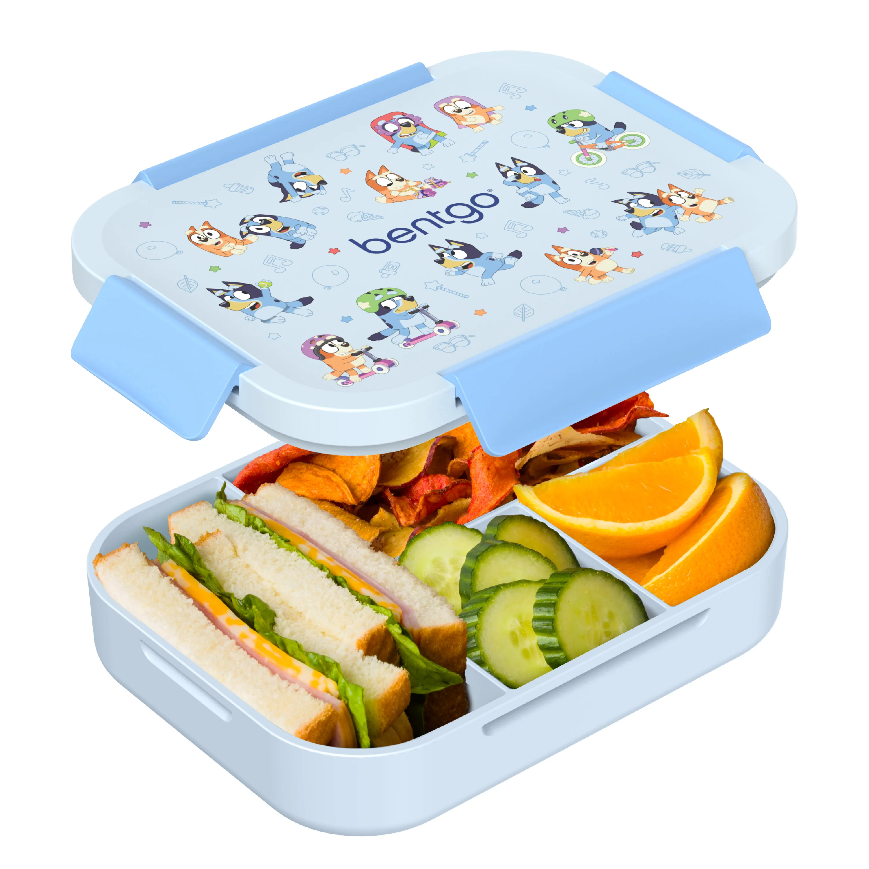 Bentgo + Bluey Kids Snap & Go Lunch Box