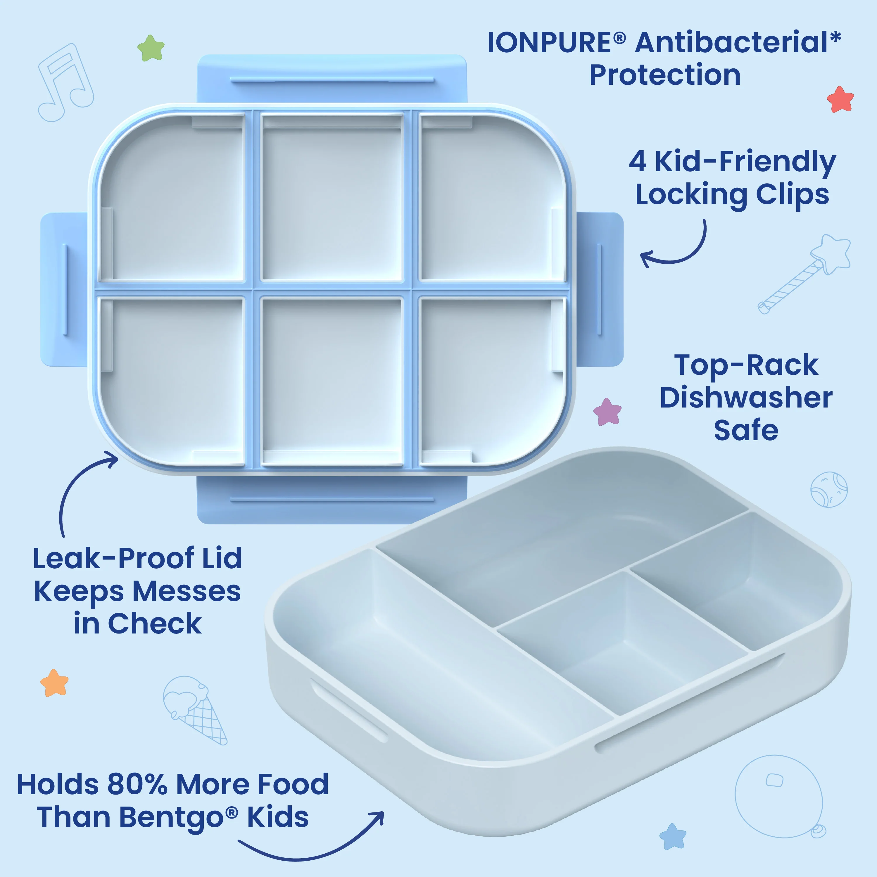 Bentgo + Bluey Kids Snap & Go Lunch Box - Image 5