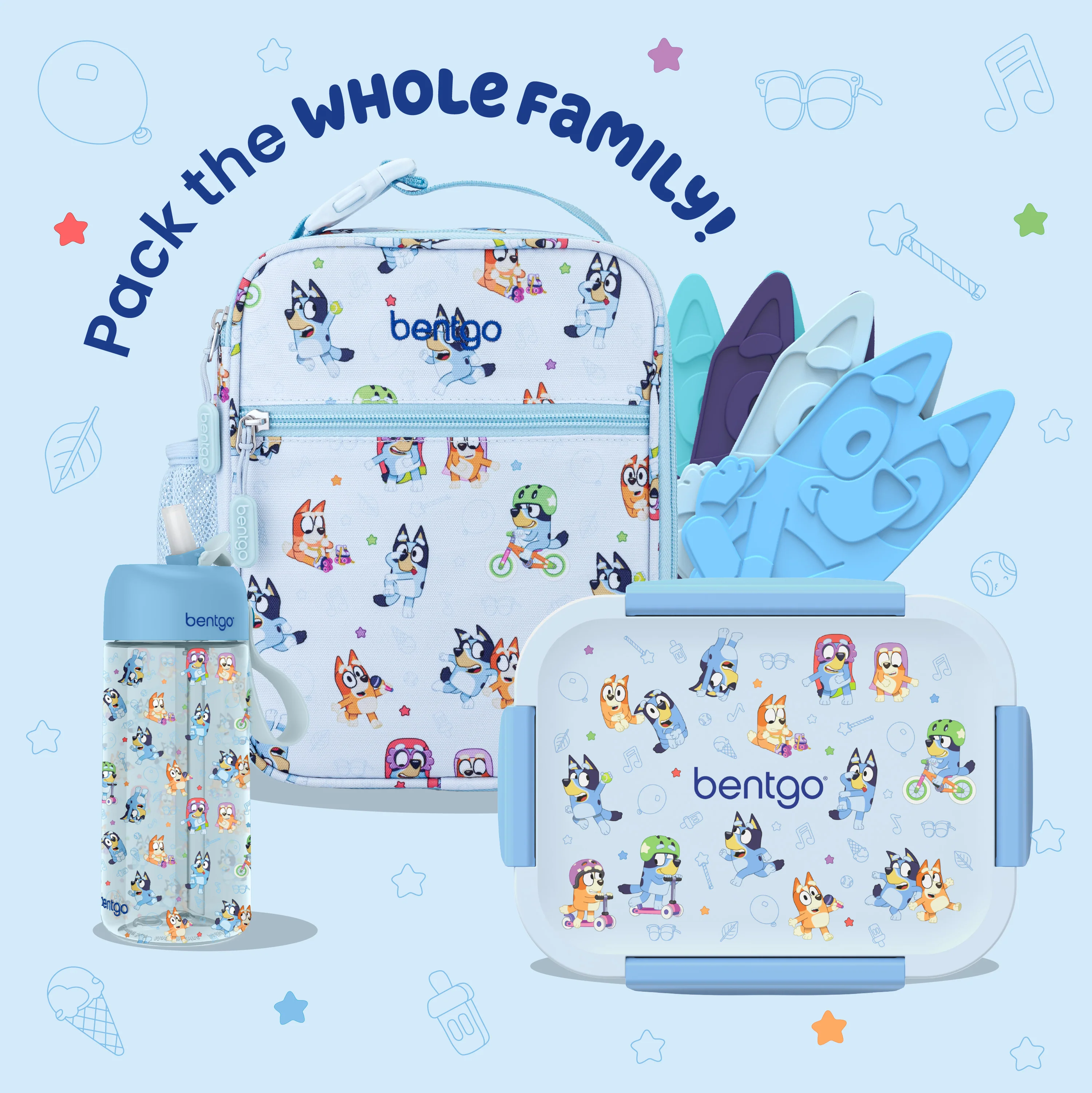 Bentgo + Bluey Kids Snap & Go Lunch Box - Image 7