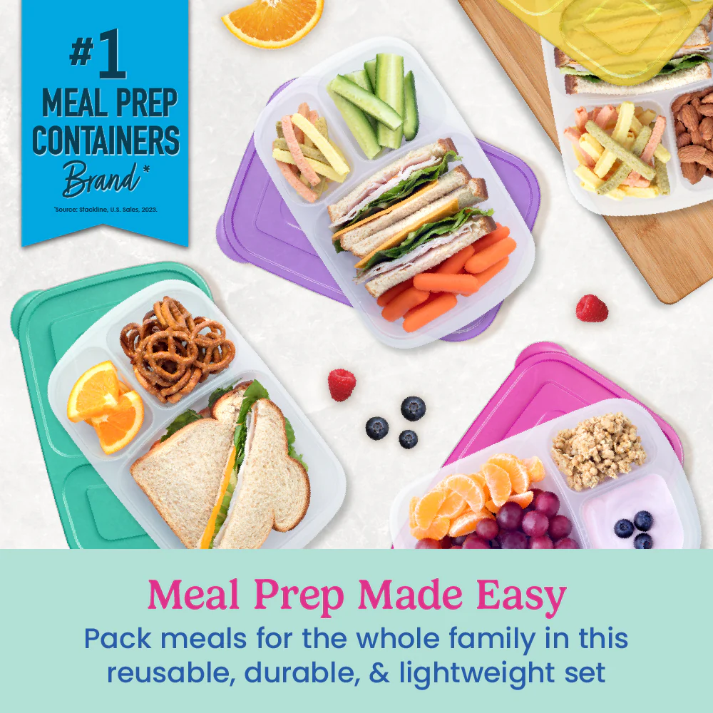 Bentgo Easyboxes 3-Compartment Food Containers 8-Piece Set - Image 11