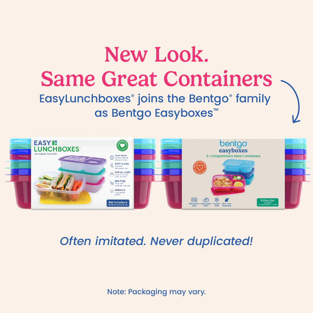 Bentgo Easyboxes 3-Compartment Food Containers 8-Piece Set - Image 32