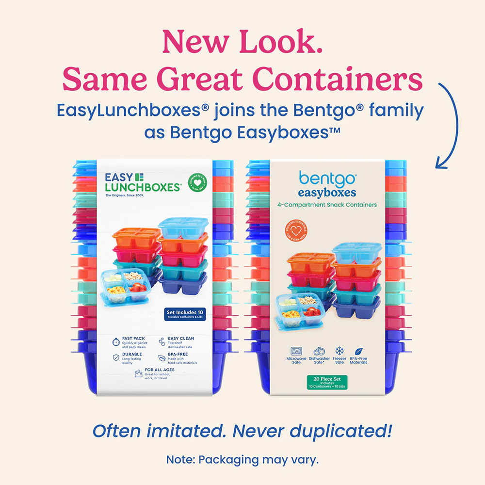 Bentgo Easyboxes 4-Compartment Snack Containers 20-Piece Set - Image 14