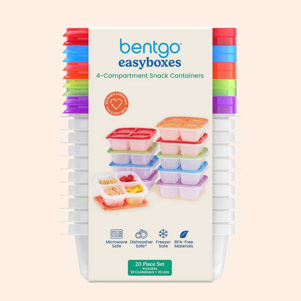 Bentgo Easyboxes 4-Compartment Snack Containers 20-Piece Set - Image 9