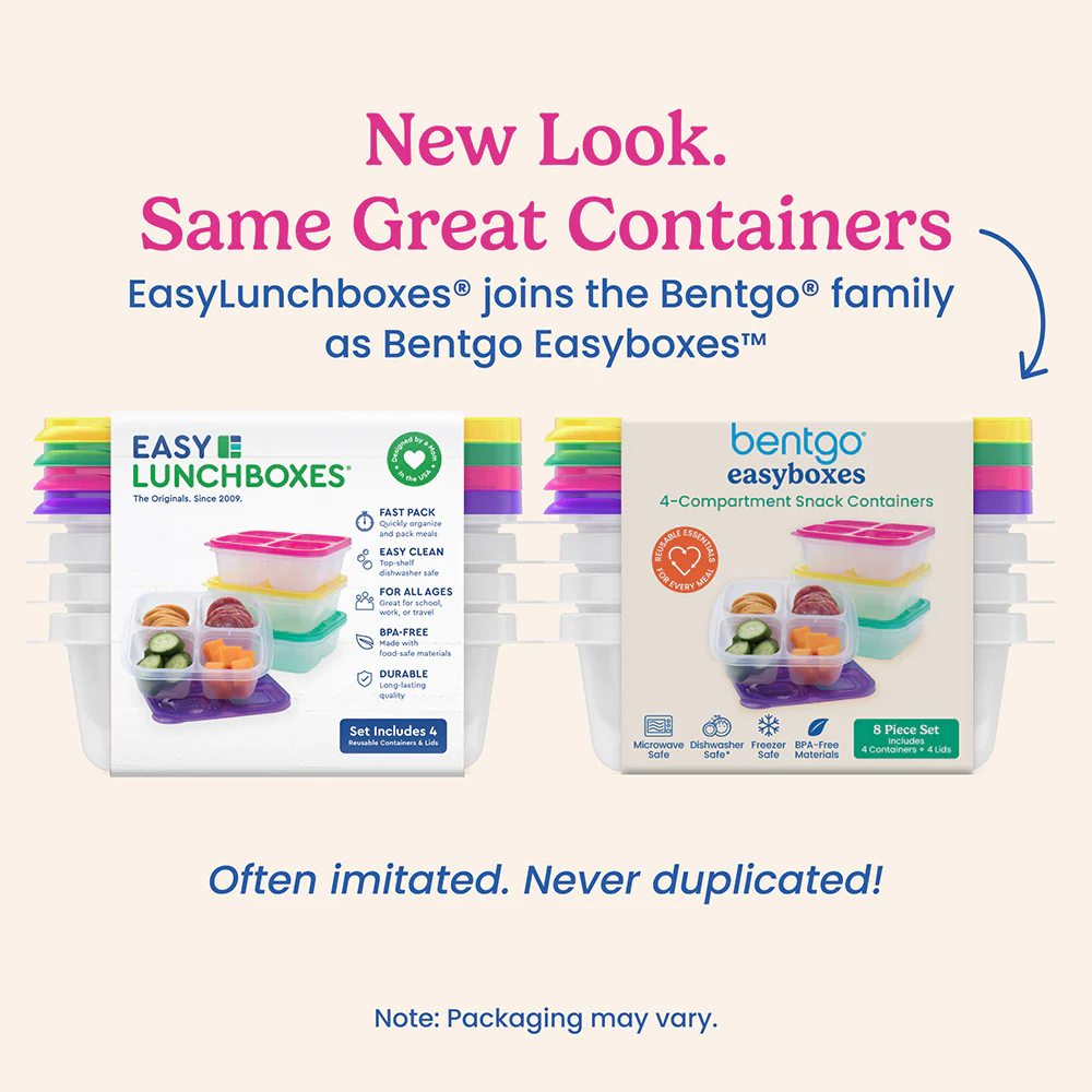 Bentgo Easyboxes 4-Compartment Snack Containers 8-Piece Set - Image 14