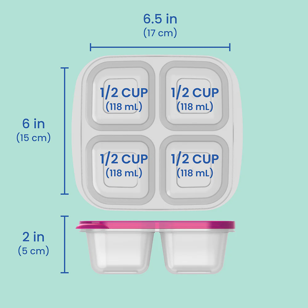 Bentgo Easyboxes 4-Compartment Snack Containers 8-Piece Set - Image 17