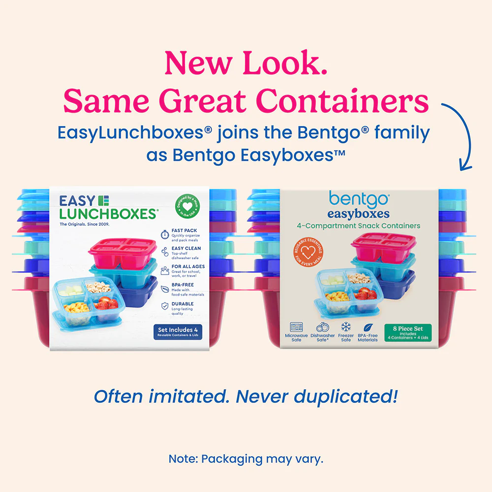 Bentgo Easyboxes 4-Compartment Snack Containers 8-Piece Set - Image 23