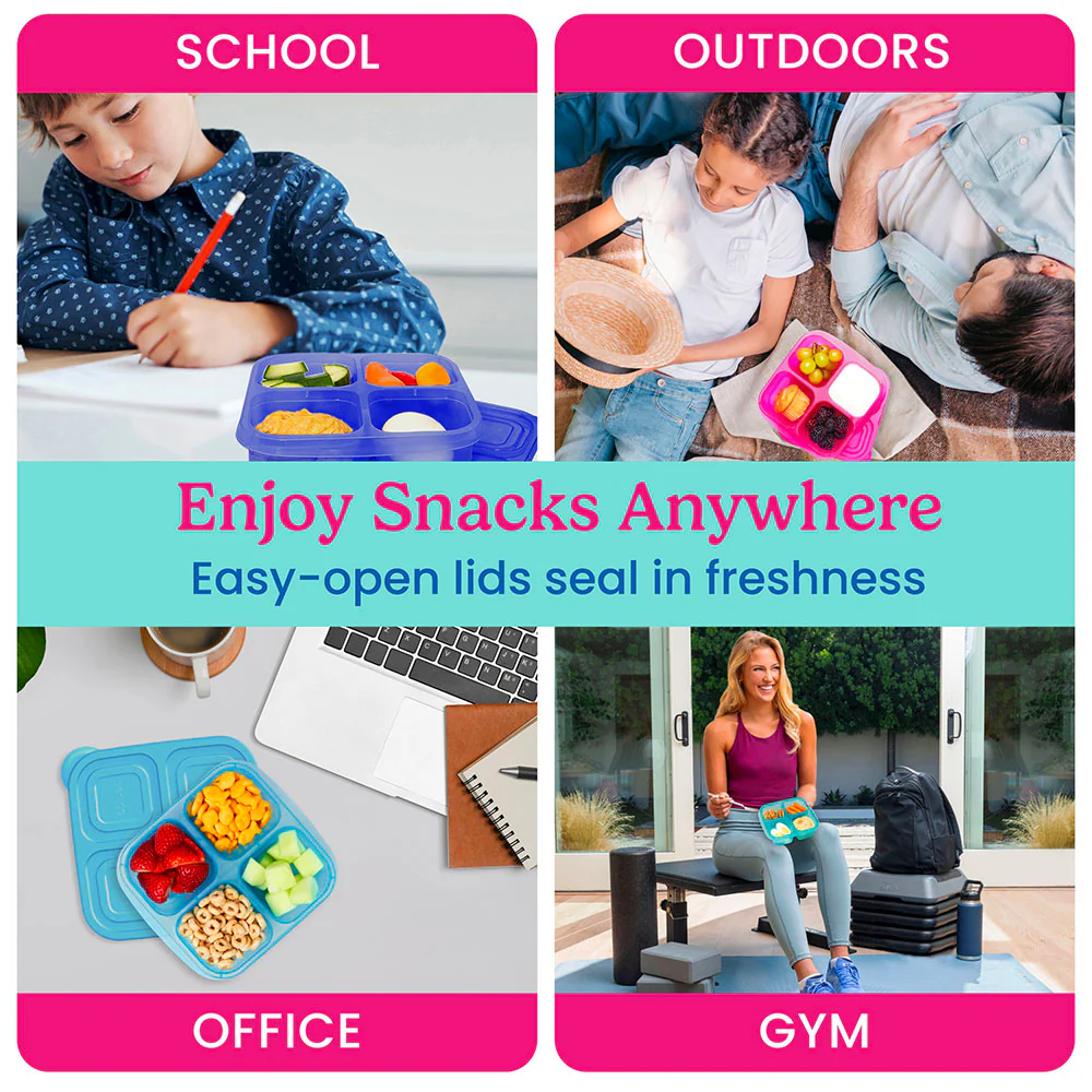 Bentgo Easyboxes 4-Compartment Snack Containers 8-Piece Set - Image 24