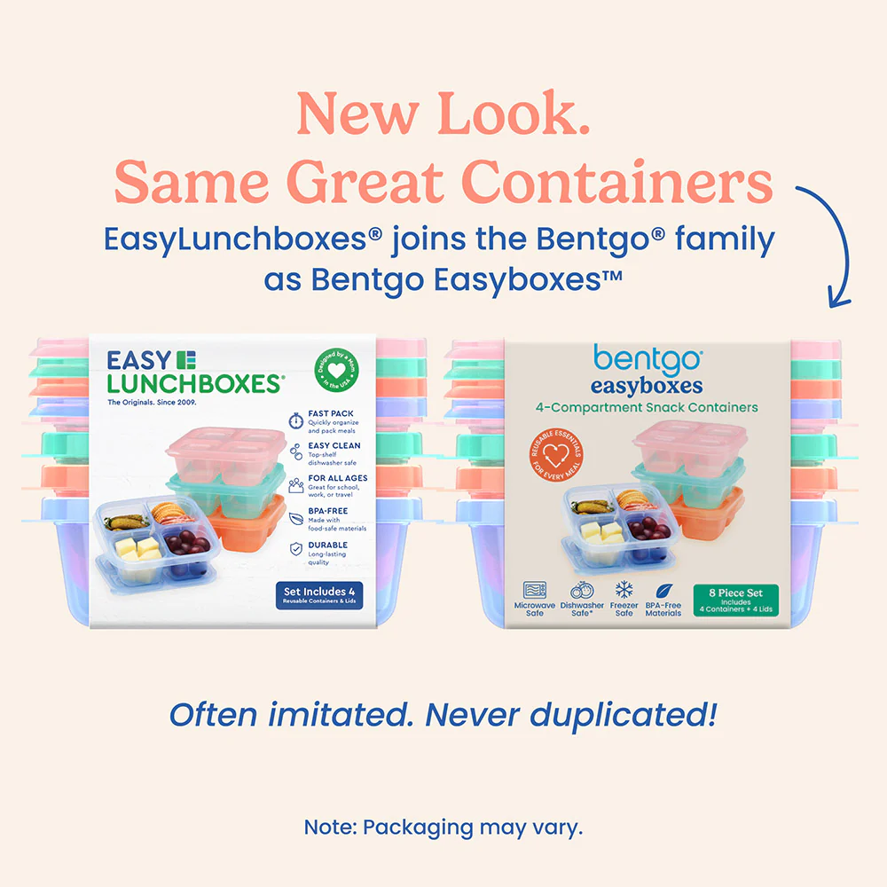 Bentgo Easyboxes 4-Compartment Snack Containers 8-Piece Set - Image 32