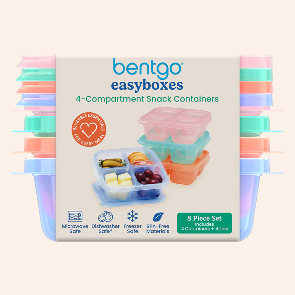 Bentgo Easyboxes 4-Compartment Snack Containers 8-Piece Set - Image 36