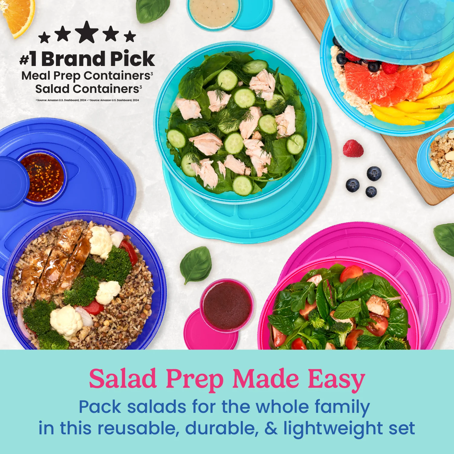 Bentgo Easyboxes Salad-to-Go Containers 8-Piece Set - Image 11