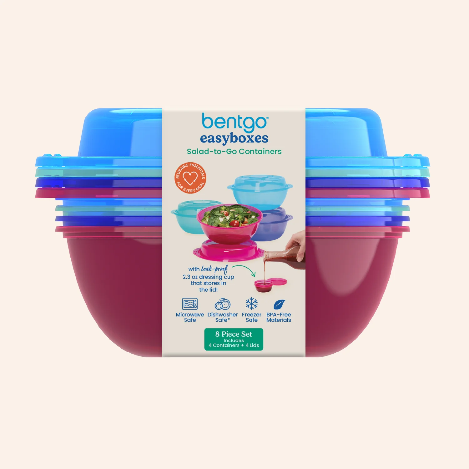 Bentgo Easyboxes Salad-to-Go Containers 8-Piece Set - Image 18