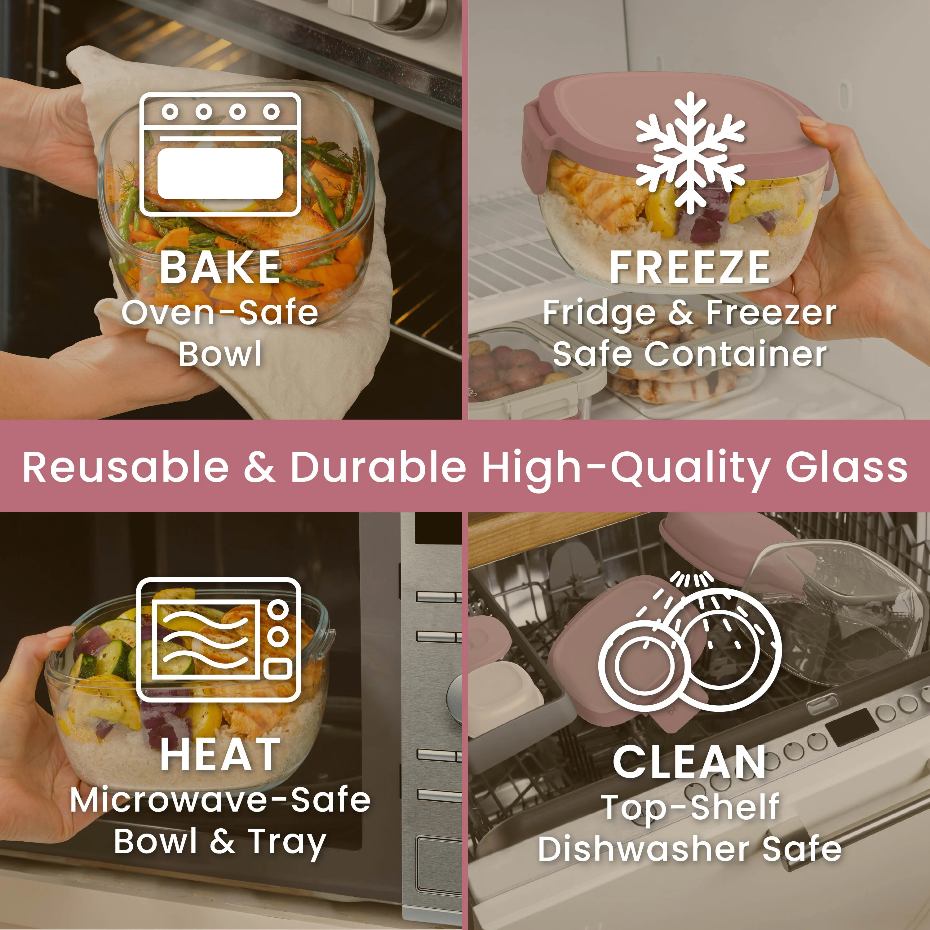 Bentgo Glass Salad Container - Image 4