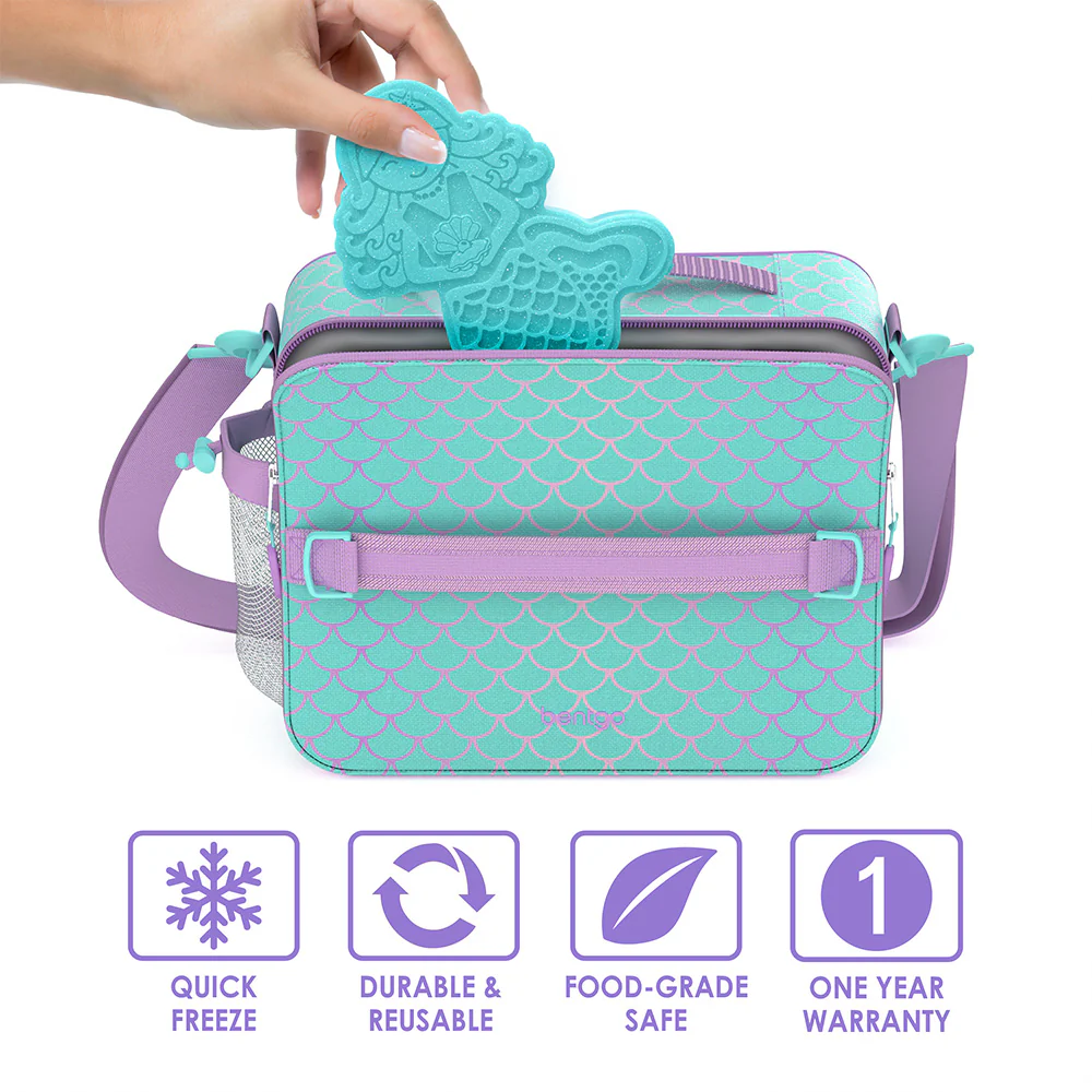 Bentgo Kids Prints Lunch Box, Lunch Bag, & Ice Packs - Image 119