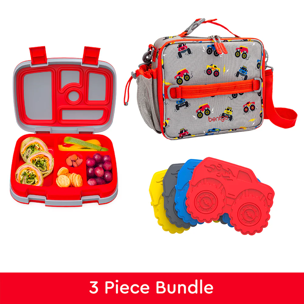 Bentgo Kids Prints Lunch Box, Lunch Bag, & Ice Packs - Image 76