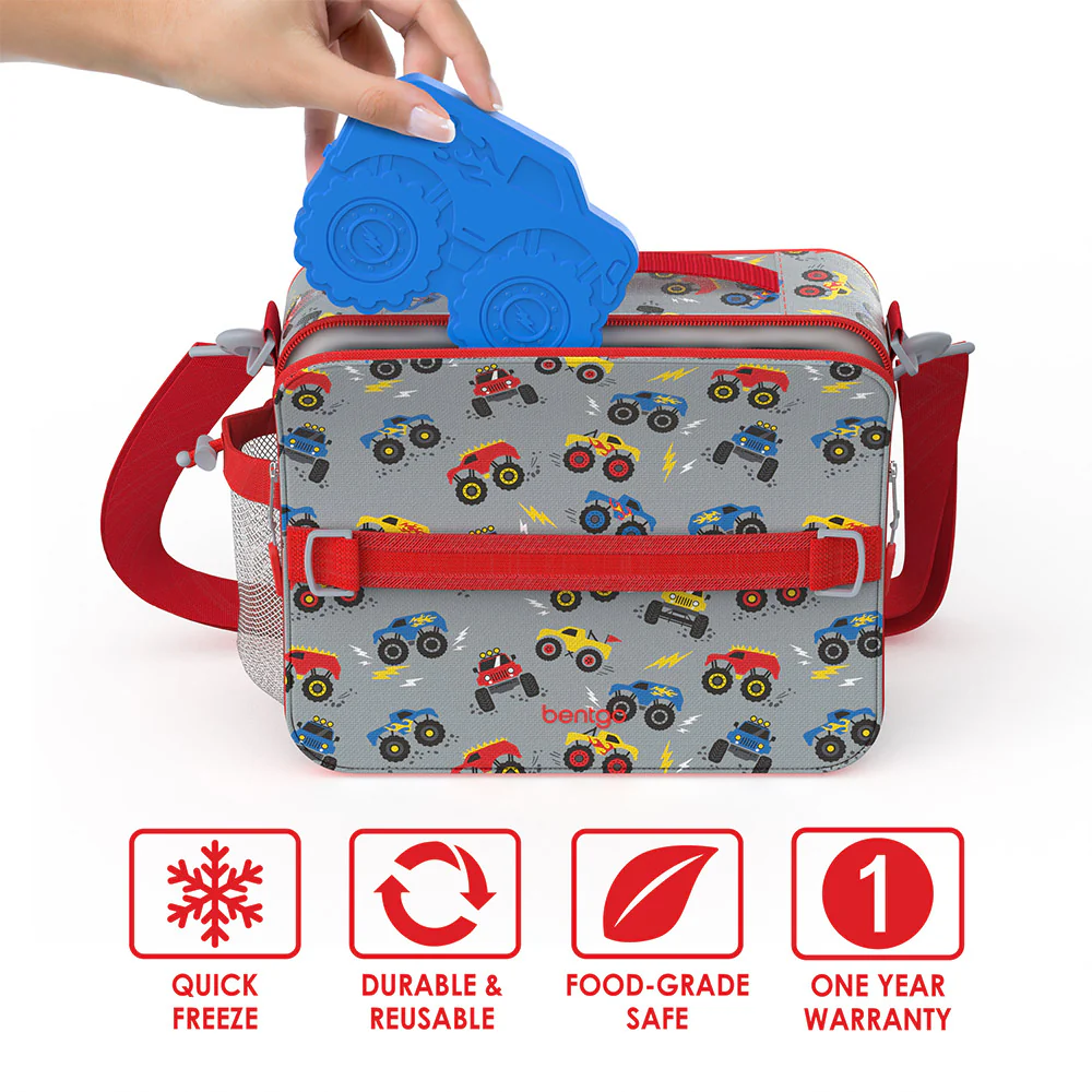 Bentgo Kids Prints Lunch Box, Lunch Bag, & Ice Packs - Image 89