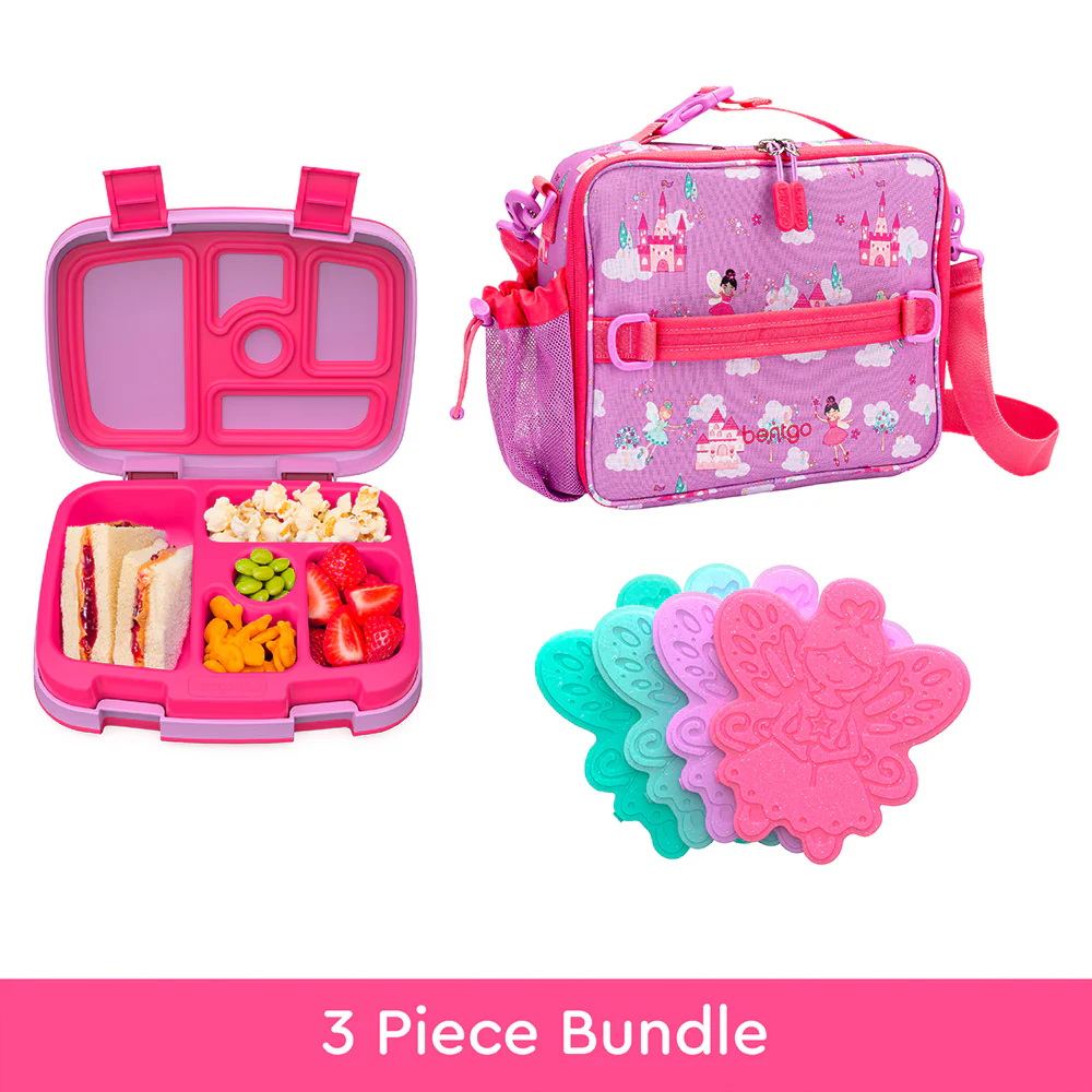 Bentgo Kids Prints Lunch Box, Lunch Bag, & Ice Packs - Image 91