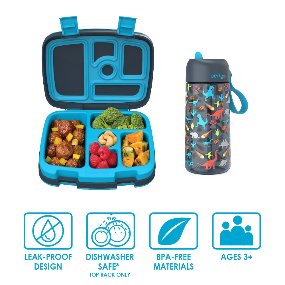 Bentgo Kids Prints Lunch Boxes & Water Bottles - Image 27