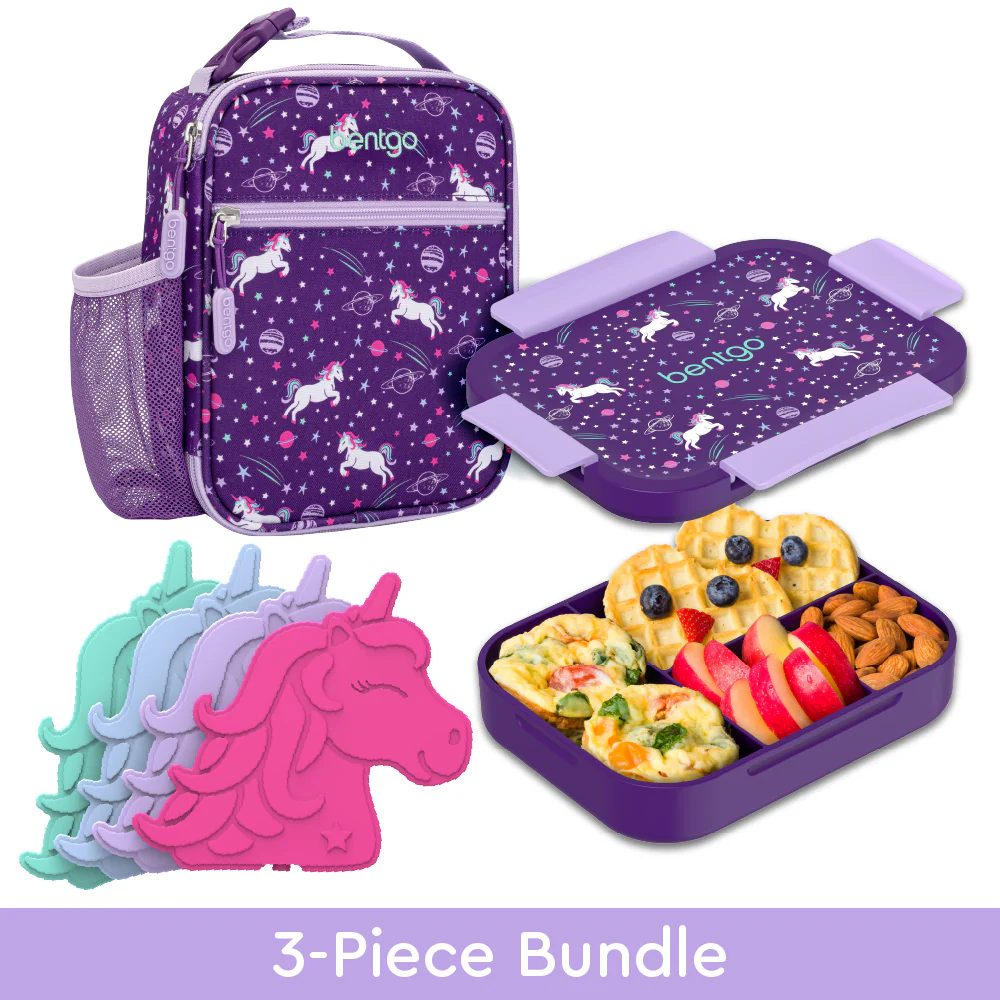 Bentgo Kids Snap & Go Lunch Box, Insulated Lunch Tote, & Ice Packs - Image 10