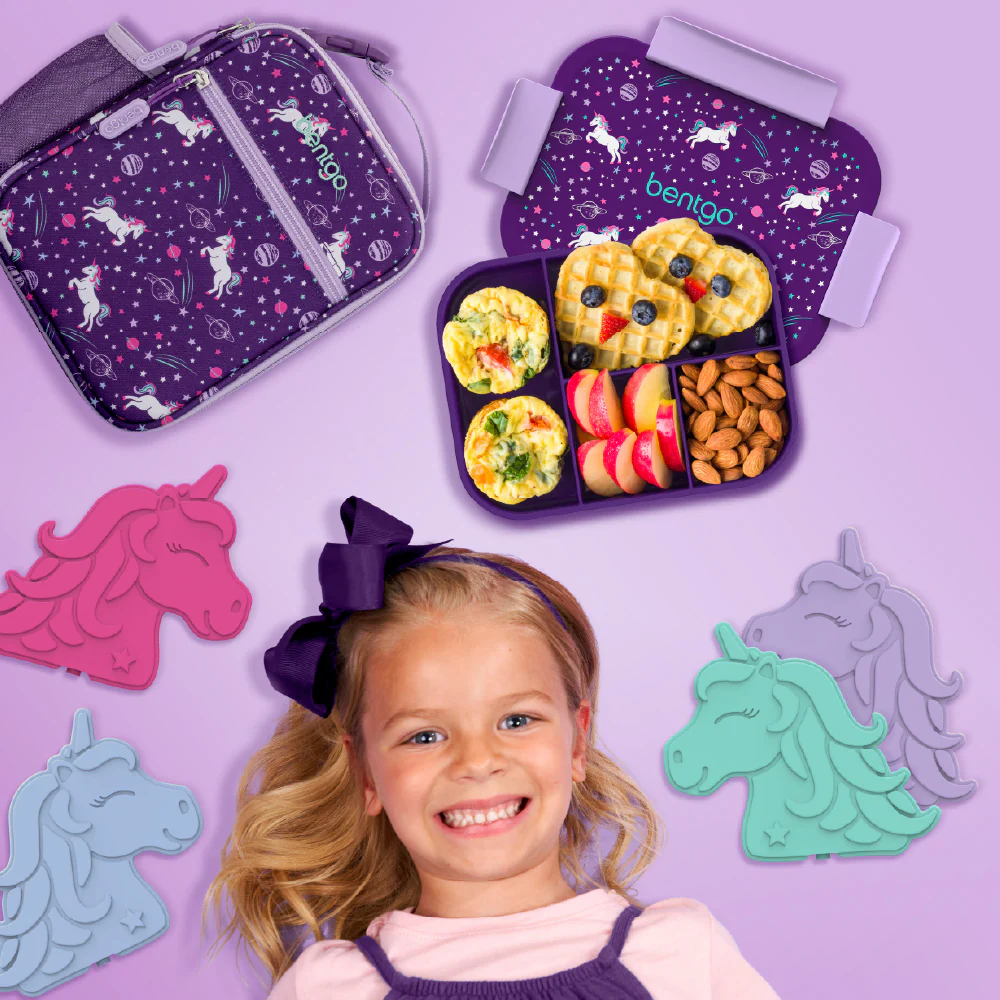 Bentgo Kids Snap & Go Lunch Box, Insulated Lunch Tote, & Ice Packs - Image 13