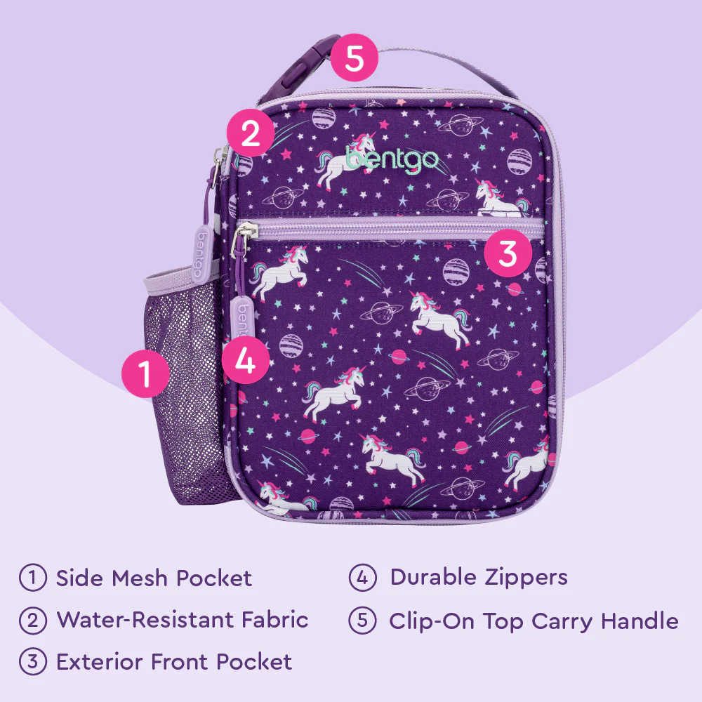 Bentgo Kids Snap & Go Lunch Box, Insulated Lunch Tote, & Ice Packs - Image 15