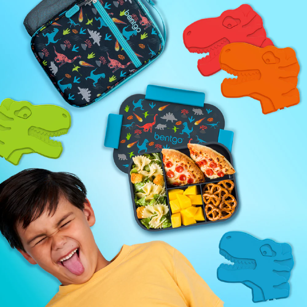 Bentgo Kids Snap & Go Lunch Box, Insulated Lunch Tote, & Ice Packs - Image 4