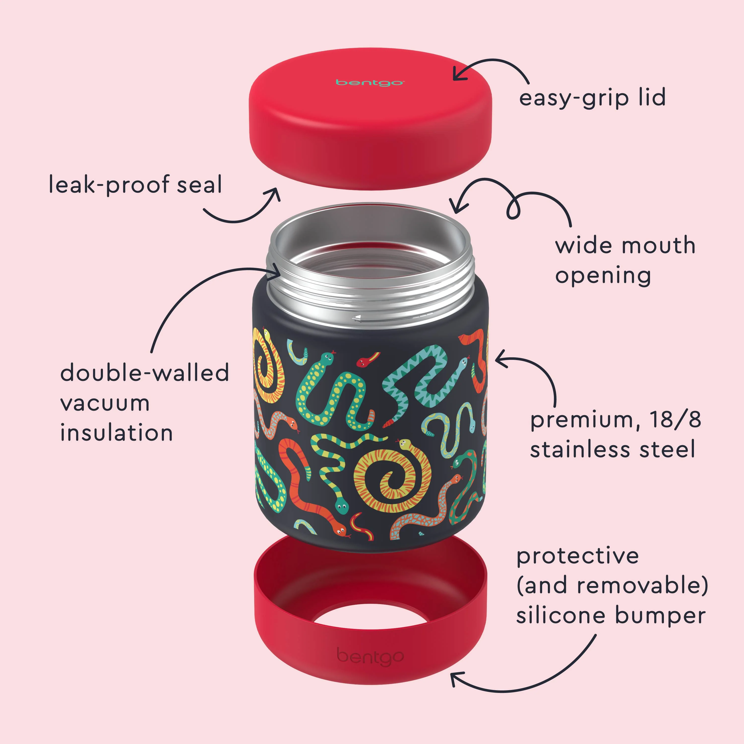 Bentgo Kids Stainless Steel Food Jar - Image 75