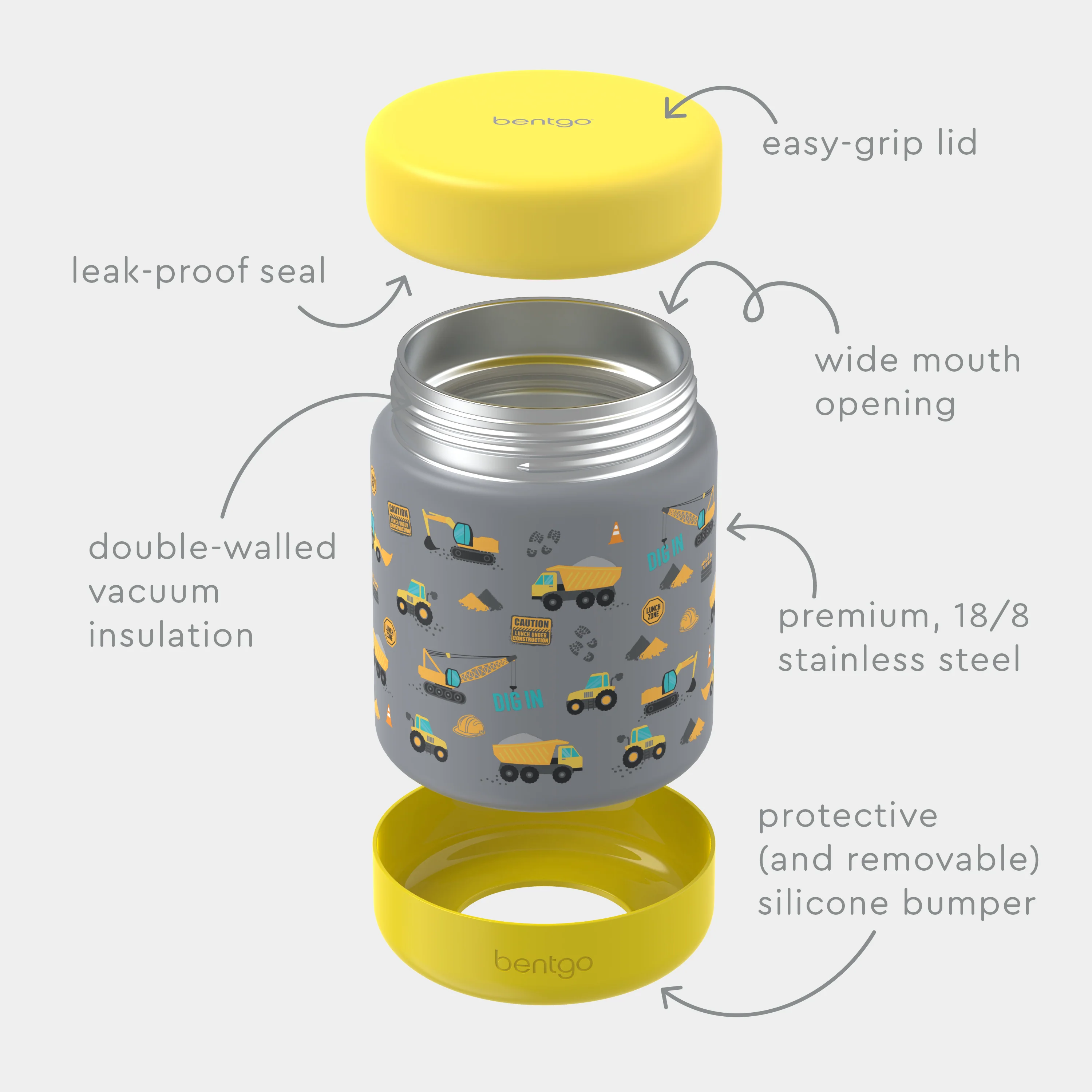 Bentgo Kids Stainless Steel Food Jar - Image 82