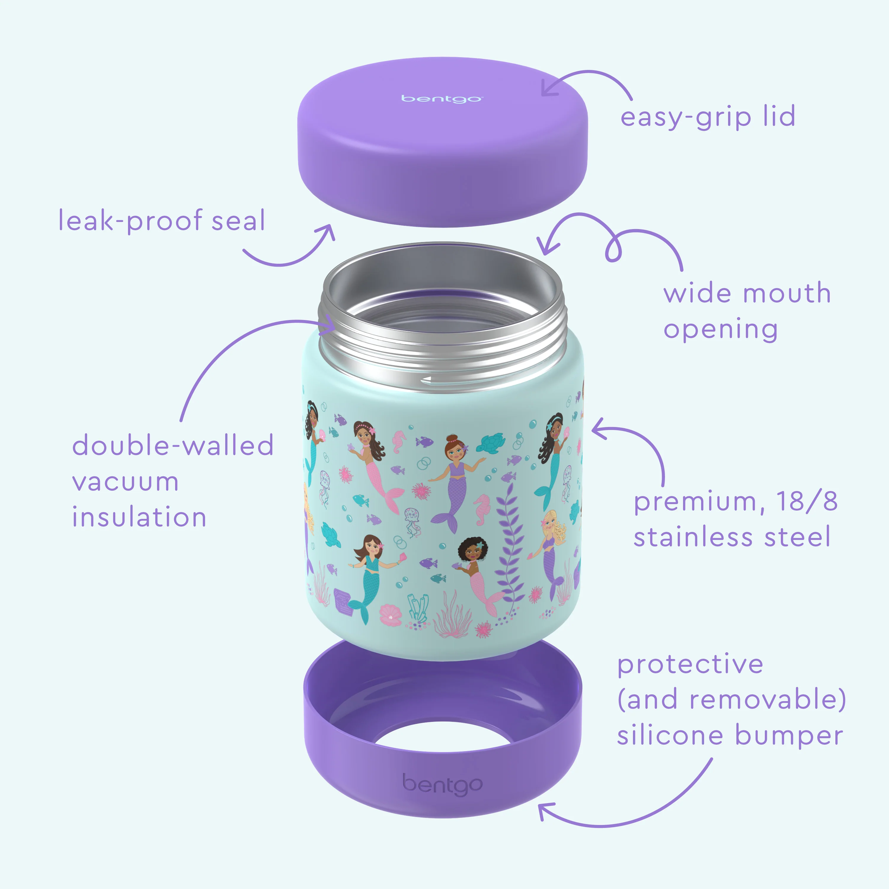 Bentgo Kids Stainless Steel Food Jar - Image 95