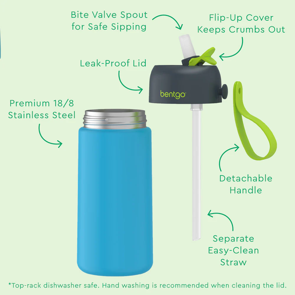 Bentgo Kids Stainless Steel Insulated Water Bottle (2-Pack) - Image 6