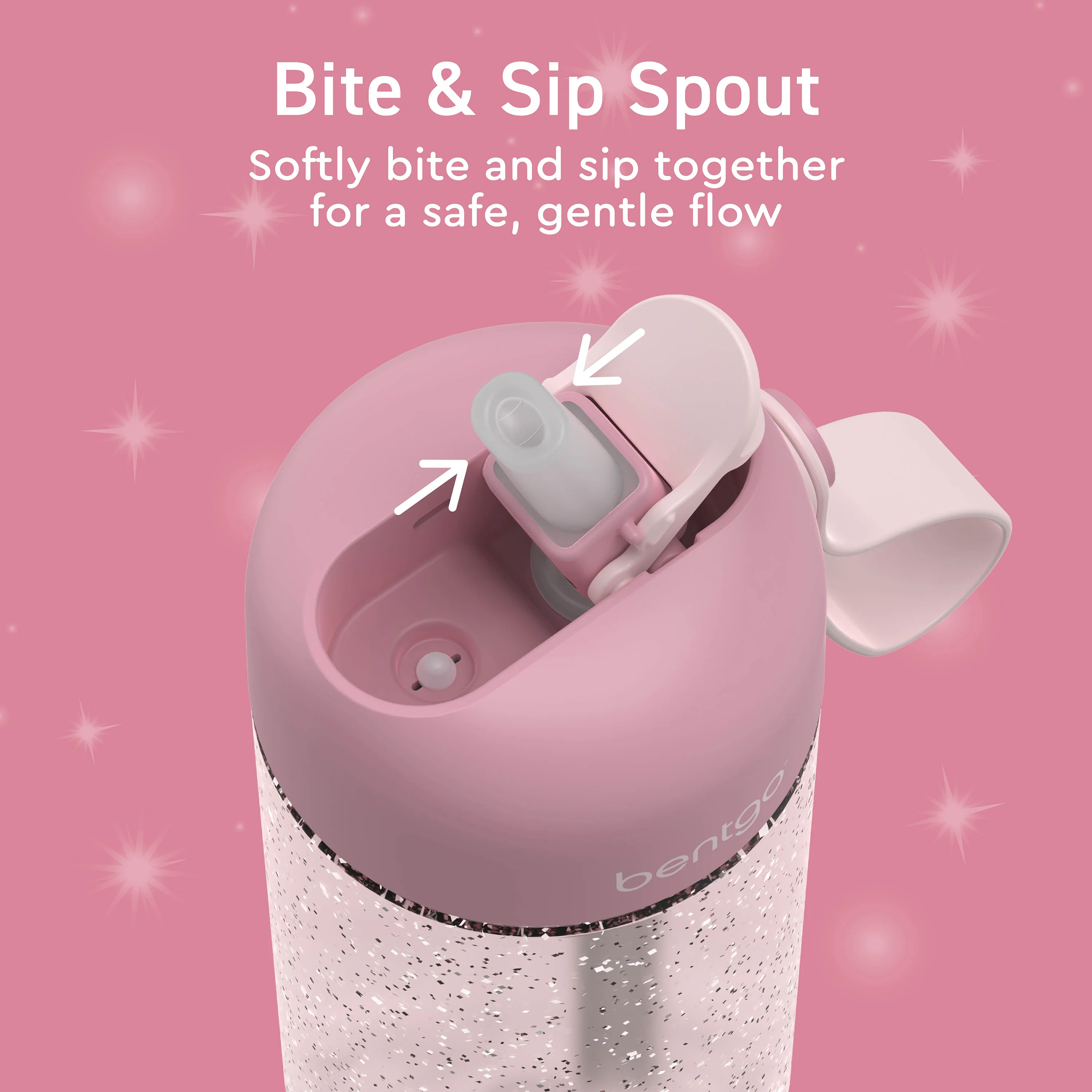 Bentgo Kids Water Bottle (Glitter) - Image 4