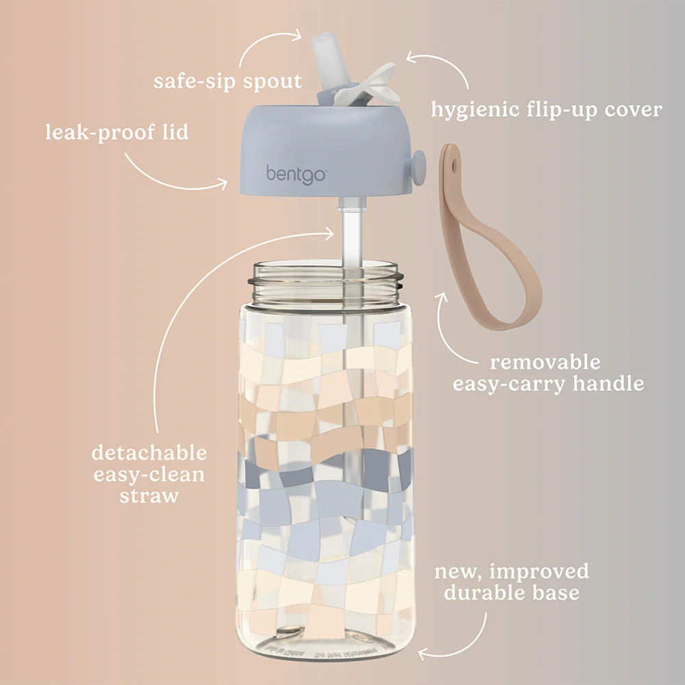 Bentgo Kids Whimsy & Wonder Prints Water Bottle - Image 3