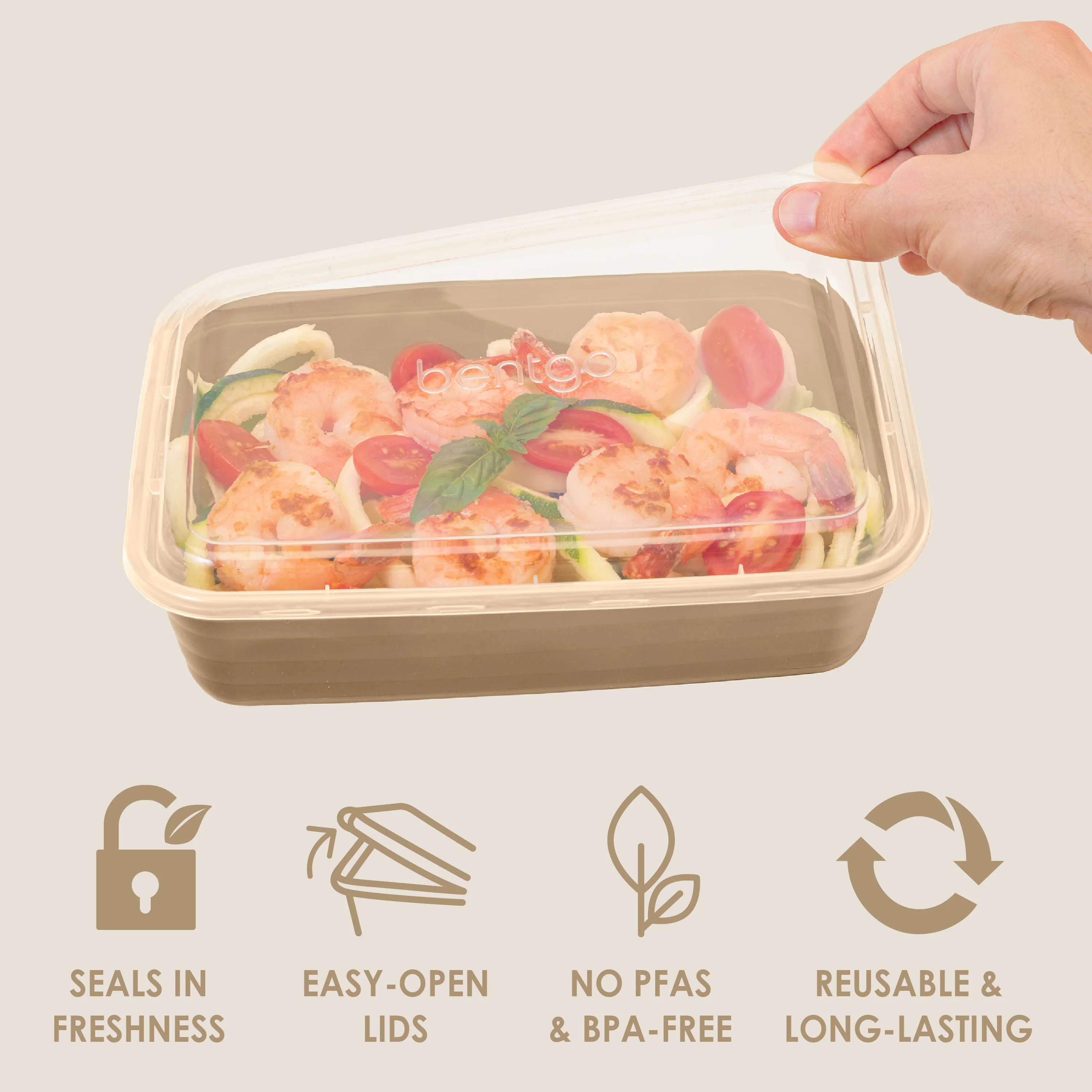 Bentgo Prep 1-Compartment Meal Prep Containers (20-Piece) - Image 43