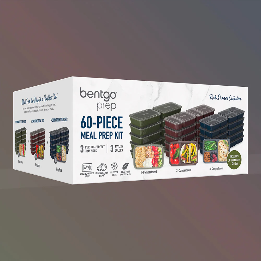 Bentgo Prep 60-Piece Meal Prep Kit - Image 24
