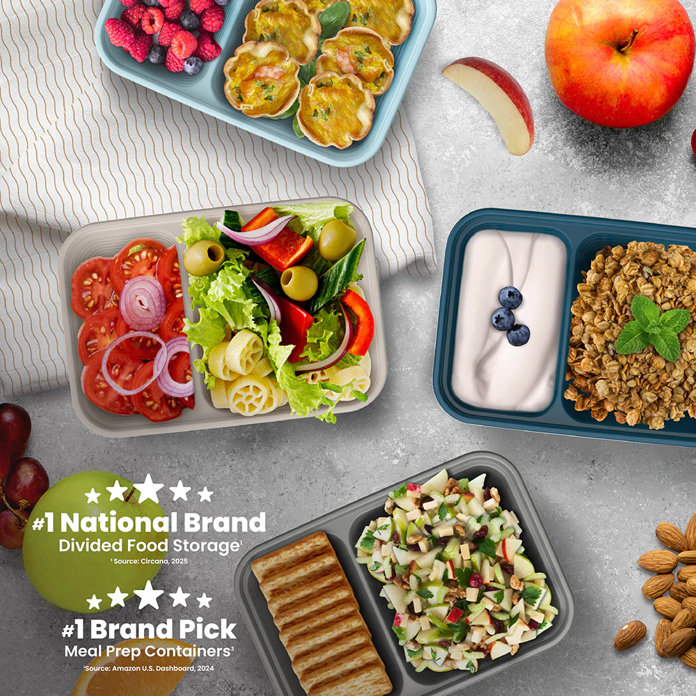 Bentgo Prep 2-Compartment Snack Containers (20-Piece) - Image 10