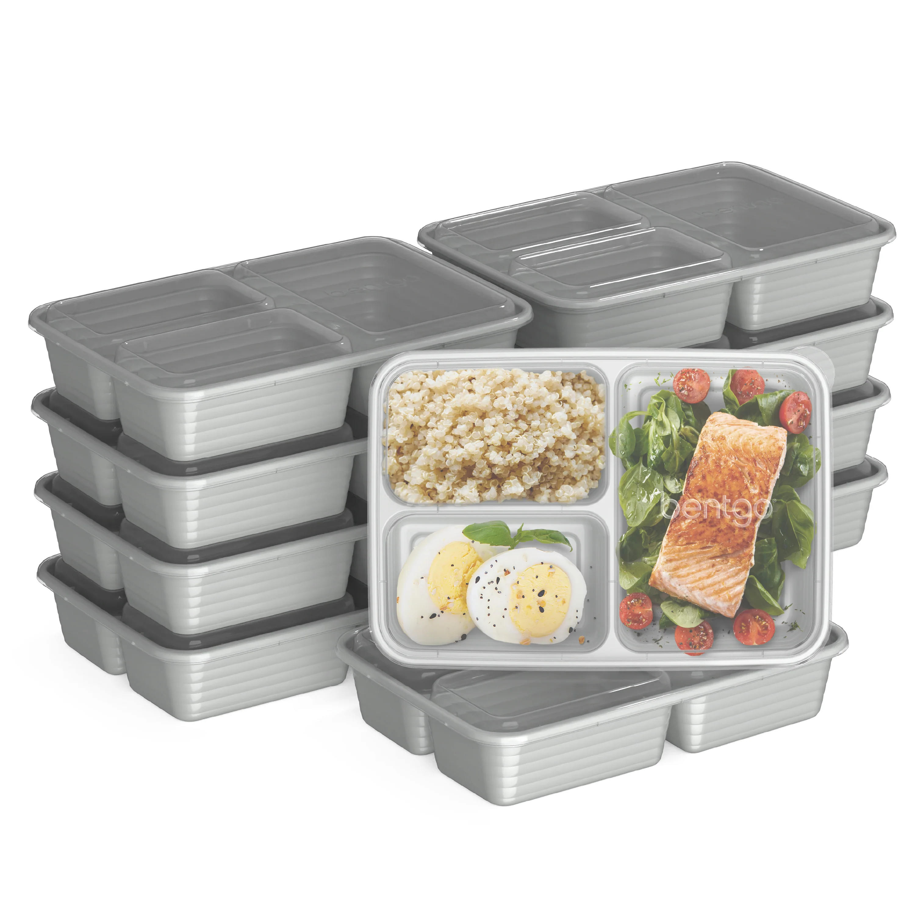 Bentgo Prep 3-Compartment Meal Prep Containers (20-Piece) - Image 17