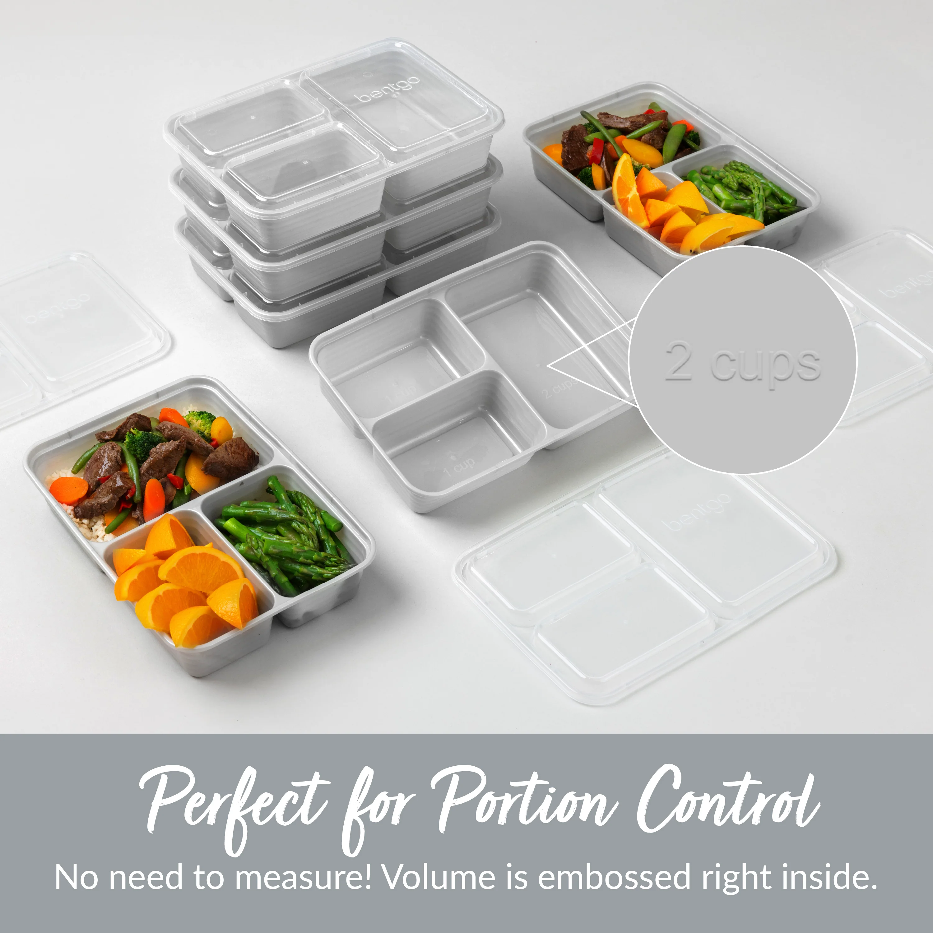 Bentgo Prep 3-Compartment Meal Prep Containers (20-Piece) - Image 22