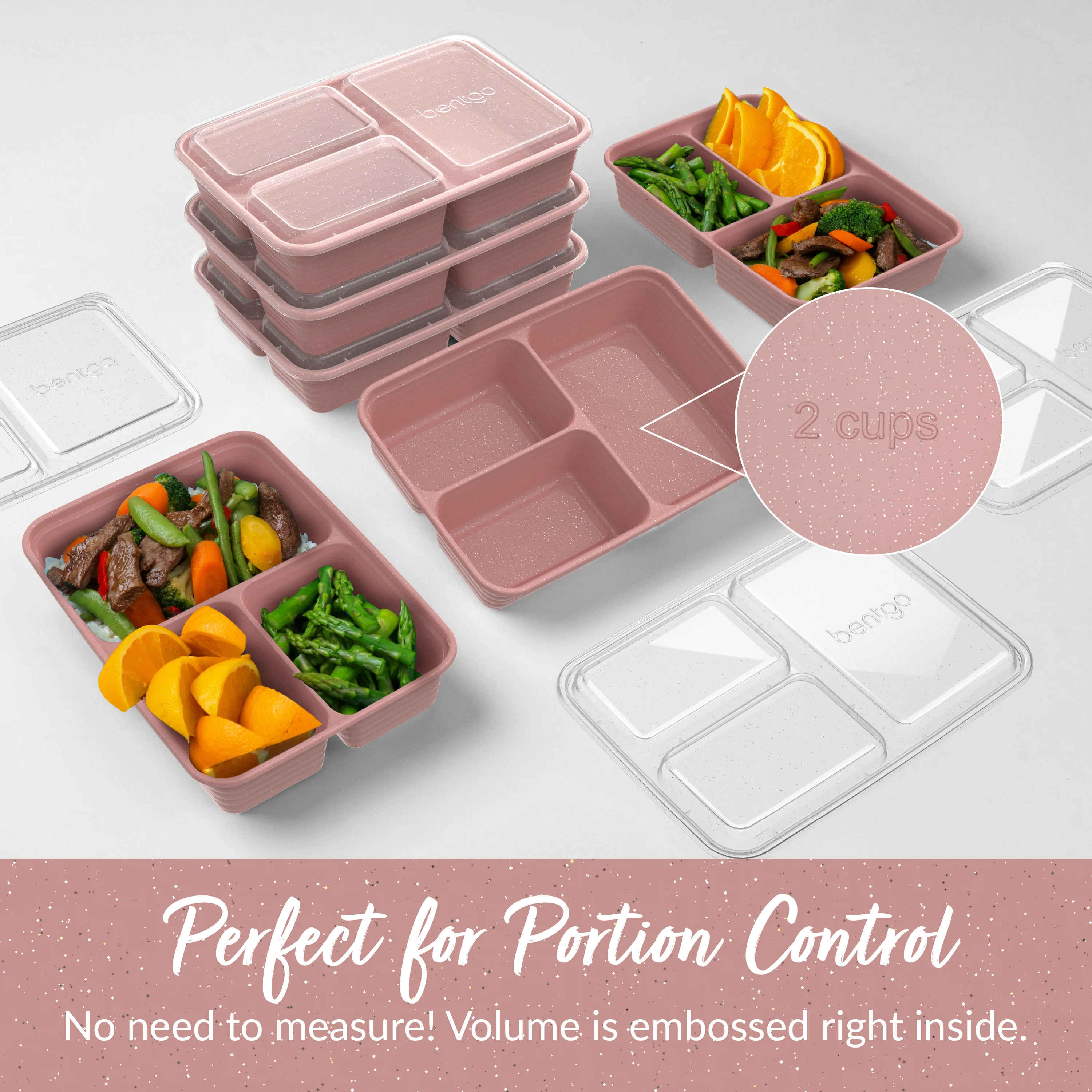 Bentgo Prep 3-Compartment Meal Prep Containers (20-Piece) - Image 38