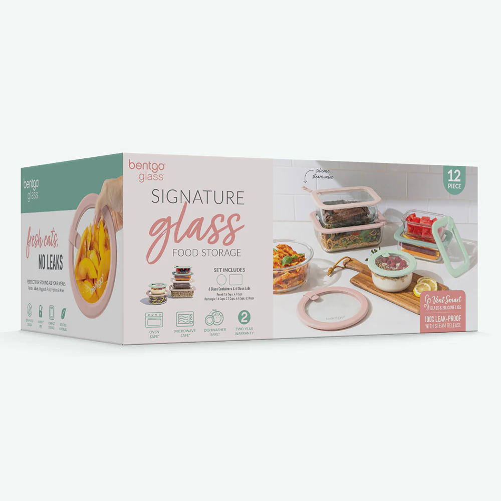 Bentgo Signature Glass Food Storage Set (12-Piece) - Image 14