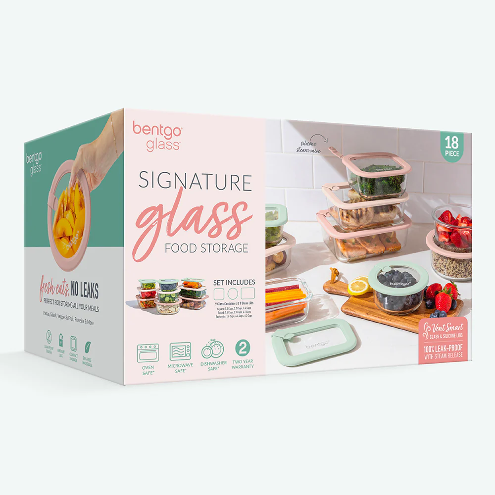 Bentgo Signature Glass Food Storage Set (18-Piece) - Image 7